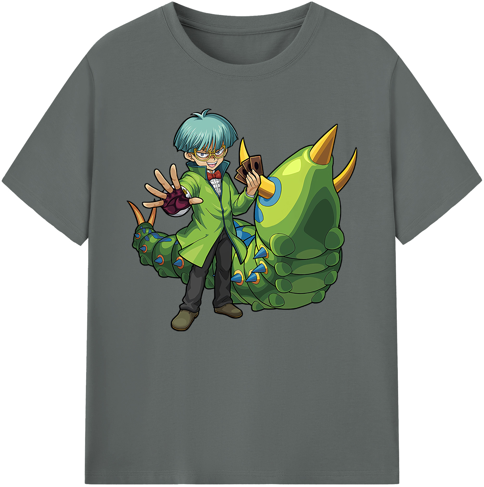 （画像用） 遊☆戯☆王 Yu-Gi-Oh! 綿100％ メンズ半袖Tシャツ｜肌触りやわらか＆通気性